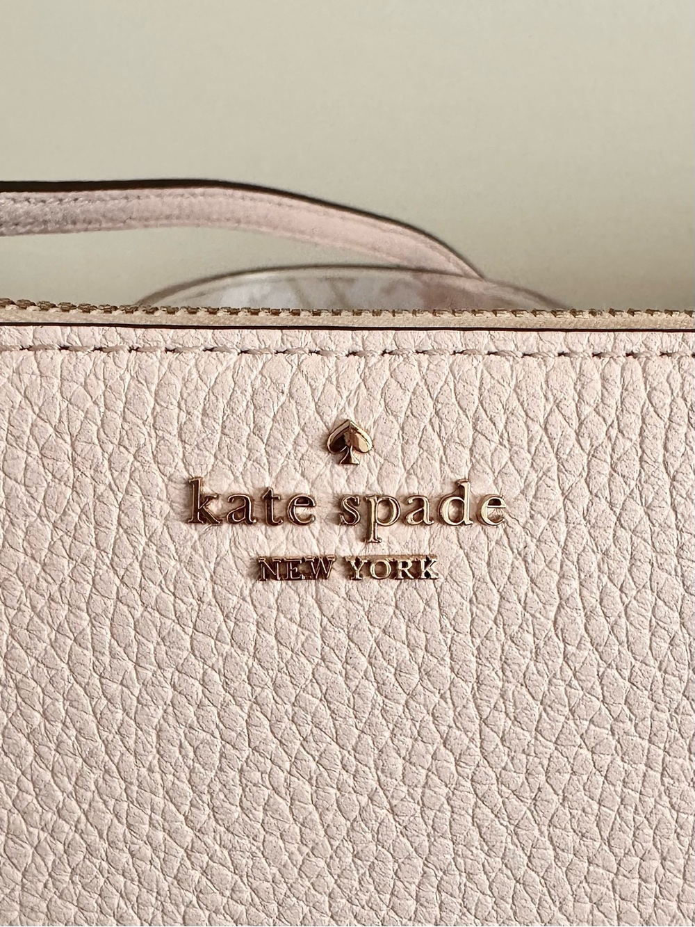NWOT Kate Spade Lena Double Compartment Small Shoulder Bag Pink Pebble Leather - Picture 4 of 11
